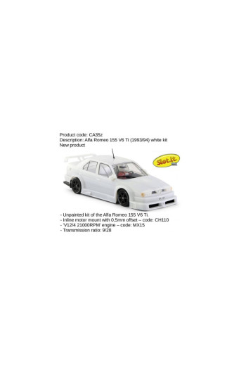 Slot.it SI-CA35Z Alfa Romeo 155 V6 Ti 1993-94 Kit Blanco - Slot Maxi