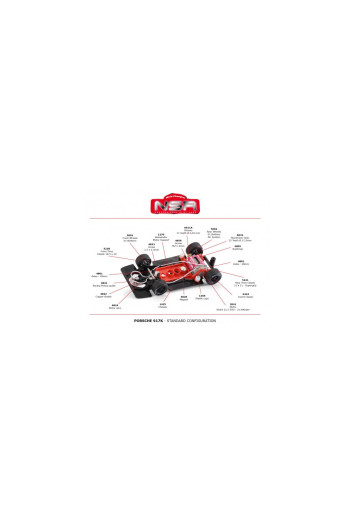 NSR-1132SW Porsche 917K Doble Finn Kit Blanco - Slot Evo