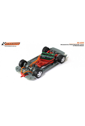 Scaleauto SC-6312 Mitsubishi Evo V Kit Blanco - Slot Evo