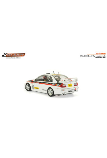 Mitsubishi Evo VI Cup Blanco R-Version - Scaleauto Slot Maxi