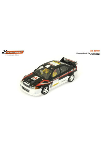 Mitsubishi Evo VI Cup Negro R-Version - Scaleauto Slot Maxi