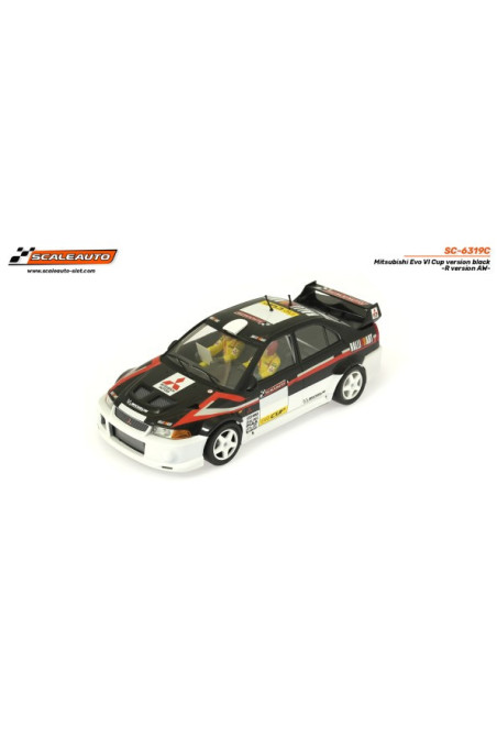 Mitsubishi Evo VI Cup Negro R-Version - Scaleauto Slot Maxi