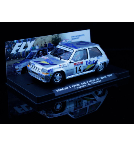 Renault 5 GT Turbo Rally Tour de Corse 1990 Fly Slot Car