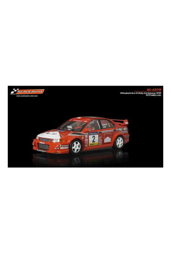 Mitsubishi Evo VI Rally Cataluña 1999 Freddy Loix R-version - Scaleauto Slot Maxi