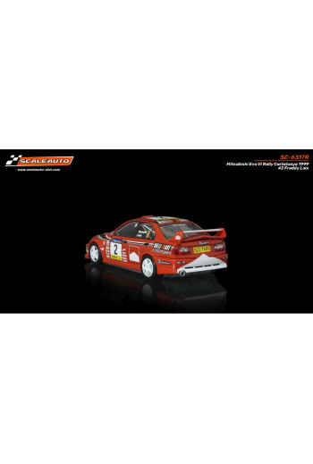 Mitsubishi Evo VI Rally Cataluña 1999 Freddy Loix R-version - Scaleauto Slot Maxi