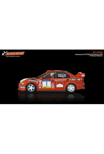 Mitsubishi Evo VI Rally Cataluña 1999 Tommy Makinen R-version - Scaleauto Slot Maxi