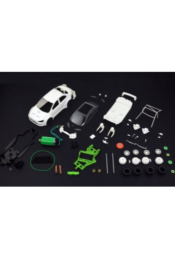 Mitsubishi Evo X kit en blanco Slot Maxi