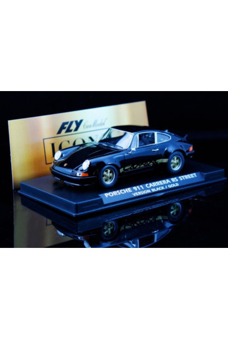 Fly Porsche 911 Negro y Oro - Modelo de Slot 1/32 | Slot Maxi