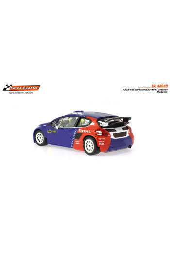 Peugeot 208 WRX Barcelona 2016 Jeanney - Scaleauto Slot Maxi
