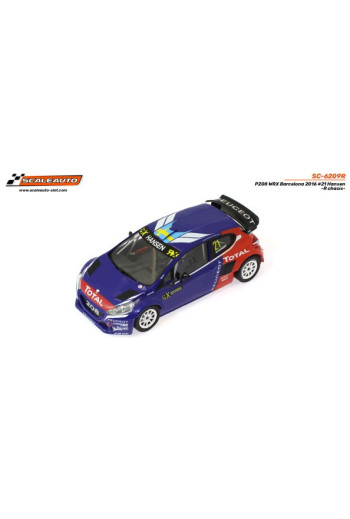 Peugeot 208 WRX 2016 Hansen Scaleauto | Slot de competición