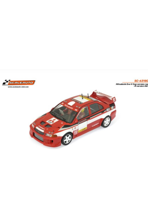 Mitsubishi Evo V Cup Rojo R-Version - Scaleauto Slot Maxi Mitsubishi Evo V Cup Rojo R-Version - Scaleauto Slot Maxi
