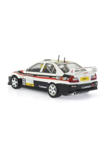 Mitsubishi Evo V Cup Blanco Negro R-Version - Scaleauto Slot Maxi
