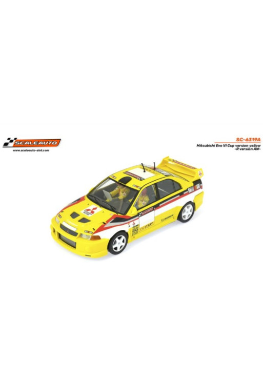 Mitsubishi Evo VI Cup Amarillo R-Version - Scaleauto Slot Maxi Mitsubishi Evo VI Cup Amarillo R-Version - Scaleauto Slot Maxi