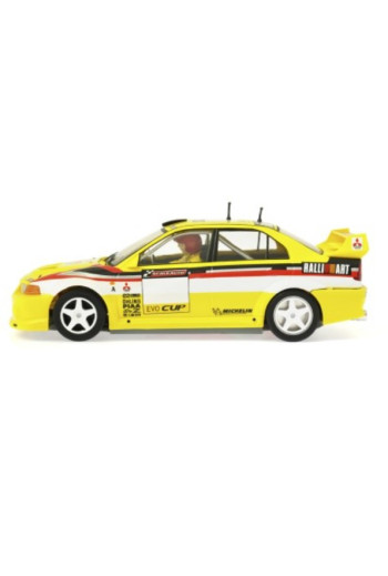 Mitsubishi Evo VI Cup Amarillo R-Version - Scaleauto Slot Maxi