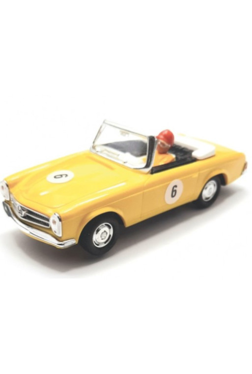 Mercedes 250 SL Sport amarillo replica Exin Mex Slot 70 | Slot Maxi | Slot clásico exclusivo Mercedes 250 SL Sport amarillo replica Exin Mex Slot 70 | Slot Maxi | Slot clásico exclusivo