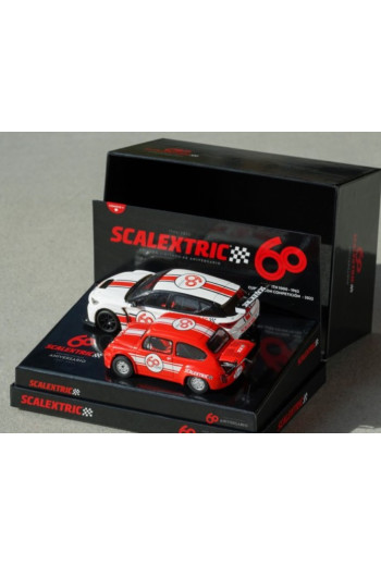 Pack 60 aniversario Scalextric Abarth 1000 + Cupra León | Slot Maxi | Slot pack exclusivo