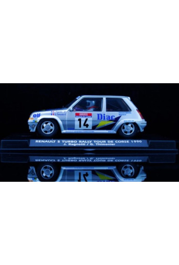Renault 5 GT Turbo Tour de Corse 1990 Fly – SlotMaxi Rally Legend
