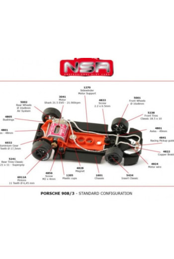 Porsche 917K 12h Sebring 1970 NSR – SlotMaxi Sebring Classic