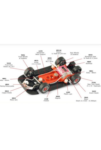 Ford MKIV Martini Rojo NSR – SlotMaxi Red Heritage