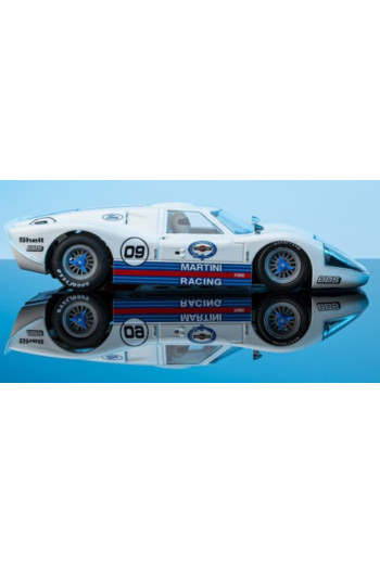 Ford MKIV Martini Blanco NSR – SlotMaxi White Classic