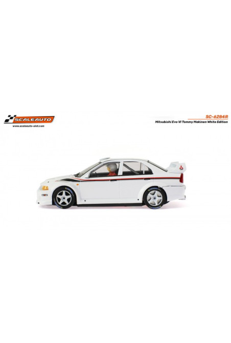 Mitsubishi Evo VI Tommy Makinen White Edition Scaleauto | Slot coleccionista