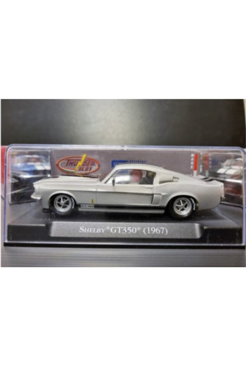 Mustang GT 350 Silver Frost 1967 Thunderslot – SlotMaxi Silver Muscle