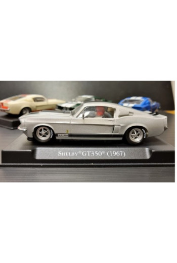 Mustang GT 350 Silver Frost 1967 Thunderslot – SlotMaxi Silver Muscle