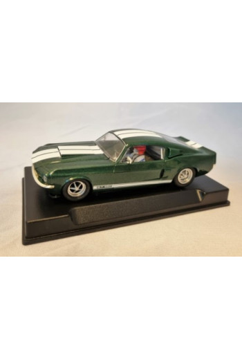 Mustang GT 350 Dark Moss Green 1967 Thunderslot – SlotMaxi Green Legend