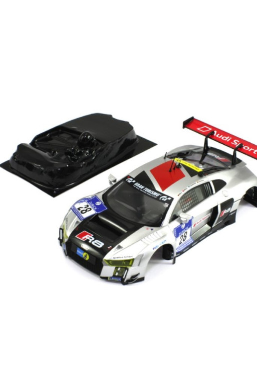 LMS GT3 24H Team WRT n28 + Lexan Scaleauto Carrocería – SlotMaxi GT3 Evolution