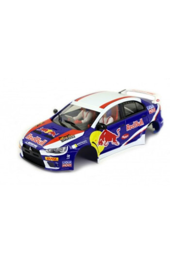 Mitsubishi Evo X Red Bull Libano Avant Slot blanca rally slot 1:32 - SlotMaxi