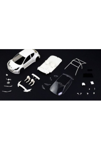 Peugeot 207 S2000 Avant Slot blanca kit rally slot 1:32 - SlotMaxi