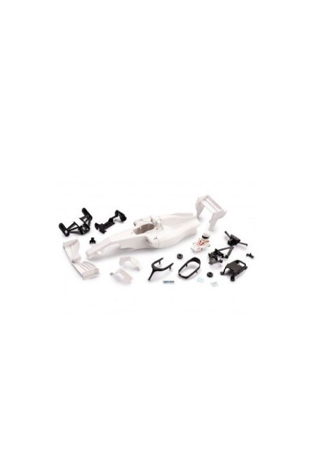 F1 Monoposto Policar blanca kit monoplaza slot 1:32 - SlotMaxi