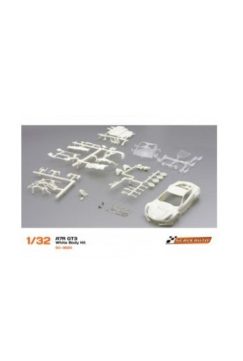Carrocería Corvette C7R GT3 Scaleauto Kit Blanca Slot 1:32