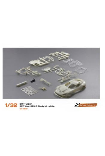 Carrocería SRT Viper GTS-R Scaleauto Blanca Slot 1:32