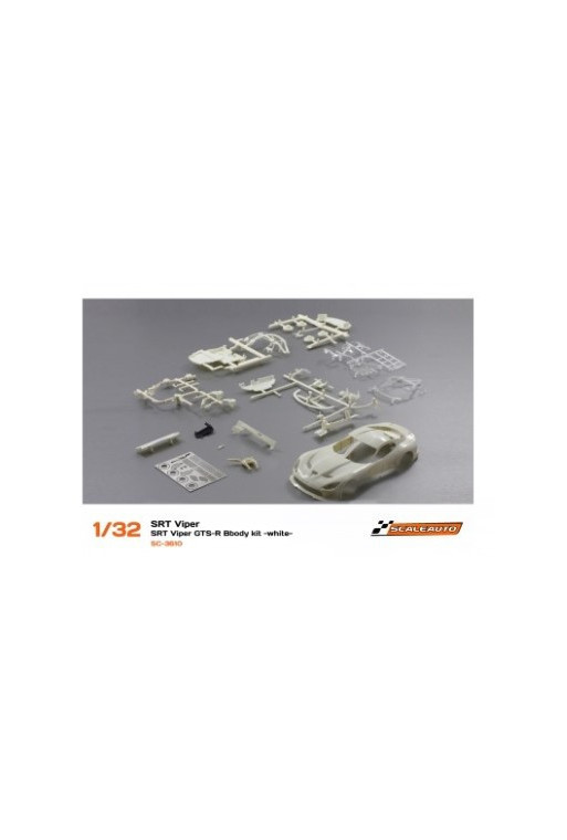 Carrocería SRT Viper GTS-R Scaleauto Blanca Slot 1:32 Carrocería SRT Viper GTS-R Scaleauto Blanca Slot 1:32