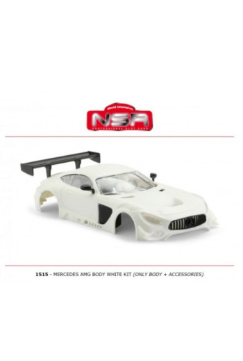 Carrocería Mercedes AMG NSR Kit Blanca Slot 1:32
