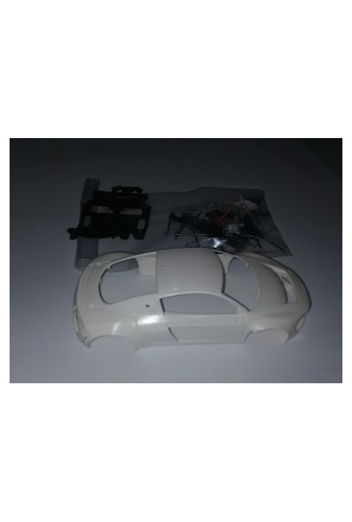 Carrocería blanca Audi R8 NSR Slot 1:32