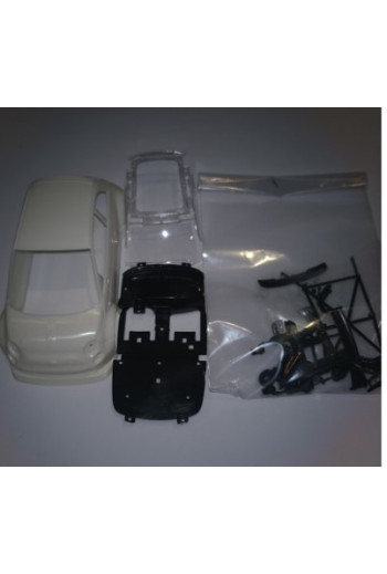 Carrocería blanca Abarth 500 Assetto Corse NSR Slot 1:32