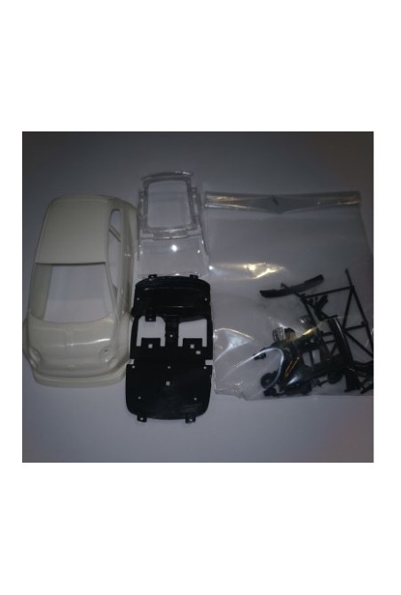 Carrocería blanca Abarth 500 Assetto Corse NSR Slot 1:32