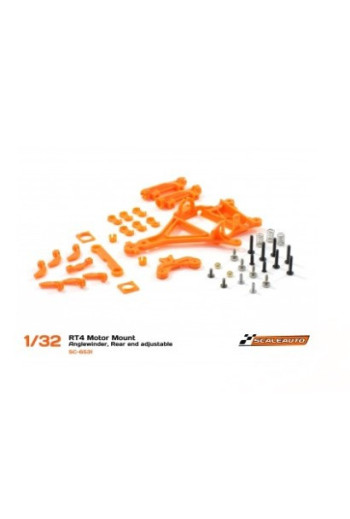Soporte Motor AW RT-4 Offset 0.75 GT Rótulas Esféricas Scaleauto SC-6529B - Slot 1/32