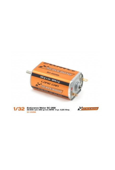 Motor Endurance 22500 rpm 340 gr/cm Scaleauto 0026B - Slot 1/32