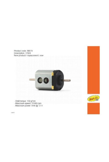 Motor V12/4 21000 rpm Caja Corta Slot.it SI-MX15 - Slot 1/32
