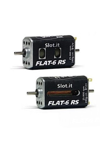 Motor Flat-6RS 25000 rpm Caja Larga Slot.it MN14CH - Slot 1/32