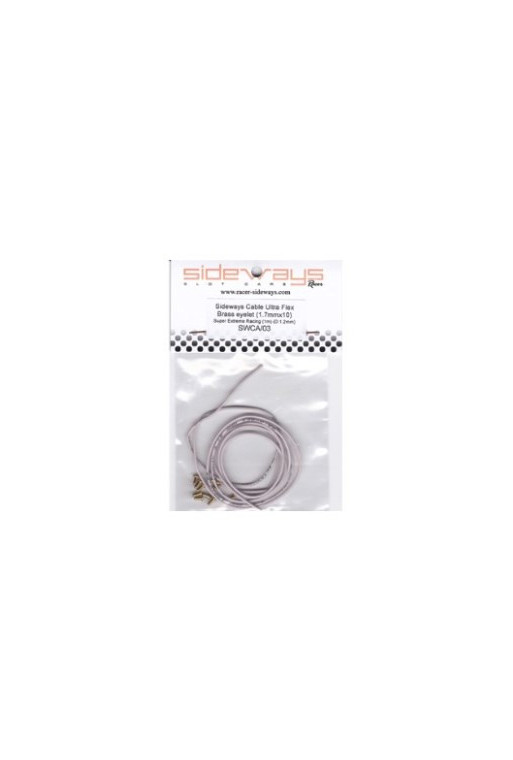 Cable silicona Ultra Flex 1m 1,2mm + 10 terminales Sideways RC-SWCA03 en Slot Maxi