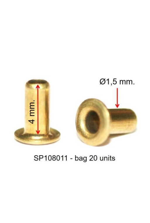 20 terminales pequeños largos Sloting Plus SP108011 en Slot Maxi