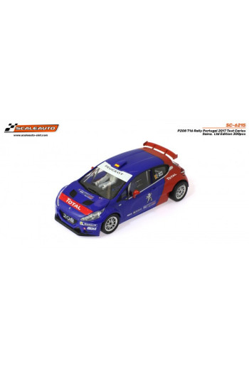 Peugeot 208 Rally Portugal Test Carlos Sainz Scaleauto | Slot rally test oficial
