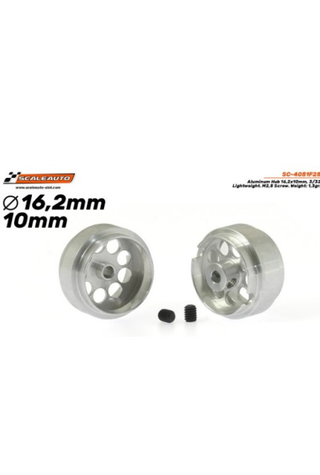 Llanta aluminio 16.2x10mm Lightweight universal - Scaleauto