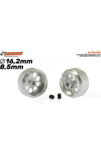 Llanta aluminio 16.2x8.5mm Lightweight universal - Scaleauto