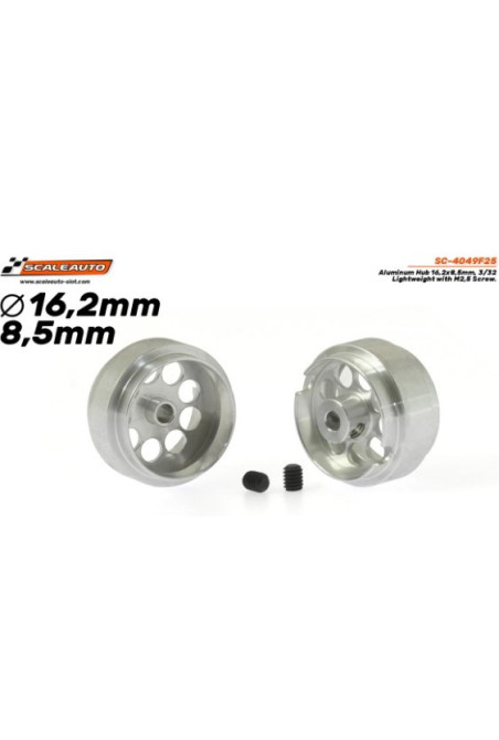Llanta aluminio 16.2x8.5mm Lightweight universal - Scaleauto