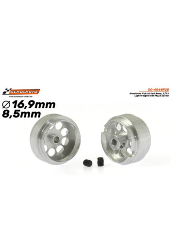 Llanta aluminio 16.9x8.5mm Lightweight universal - Scaleauto